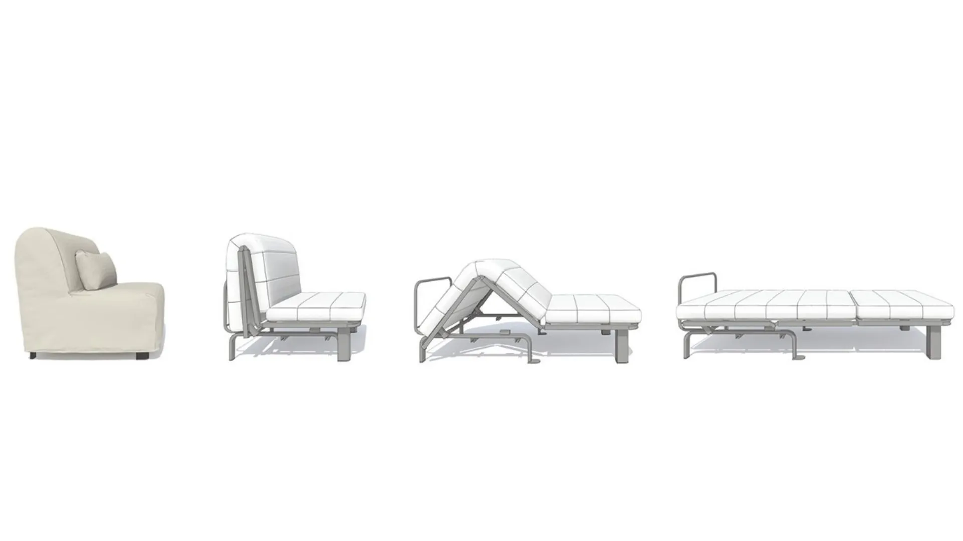  opening armchair bed